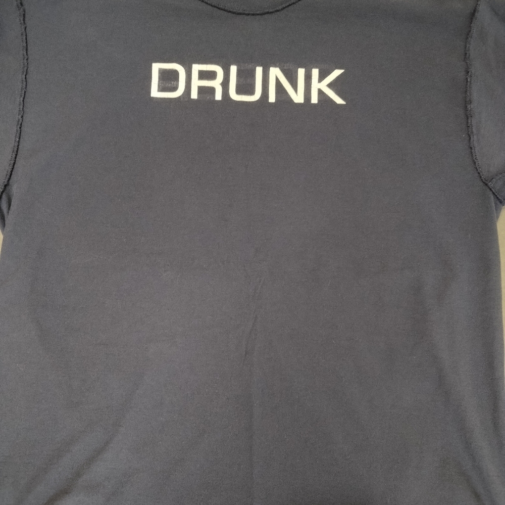 Sober and Drunk reversible t shirt